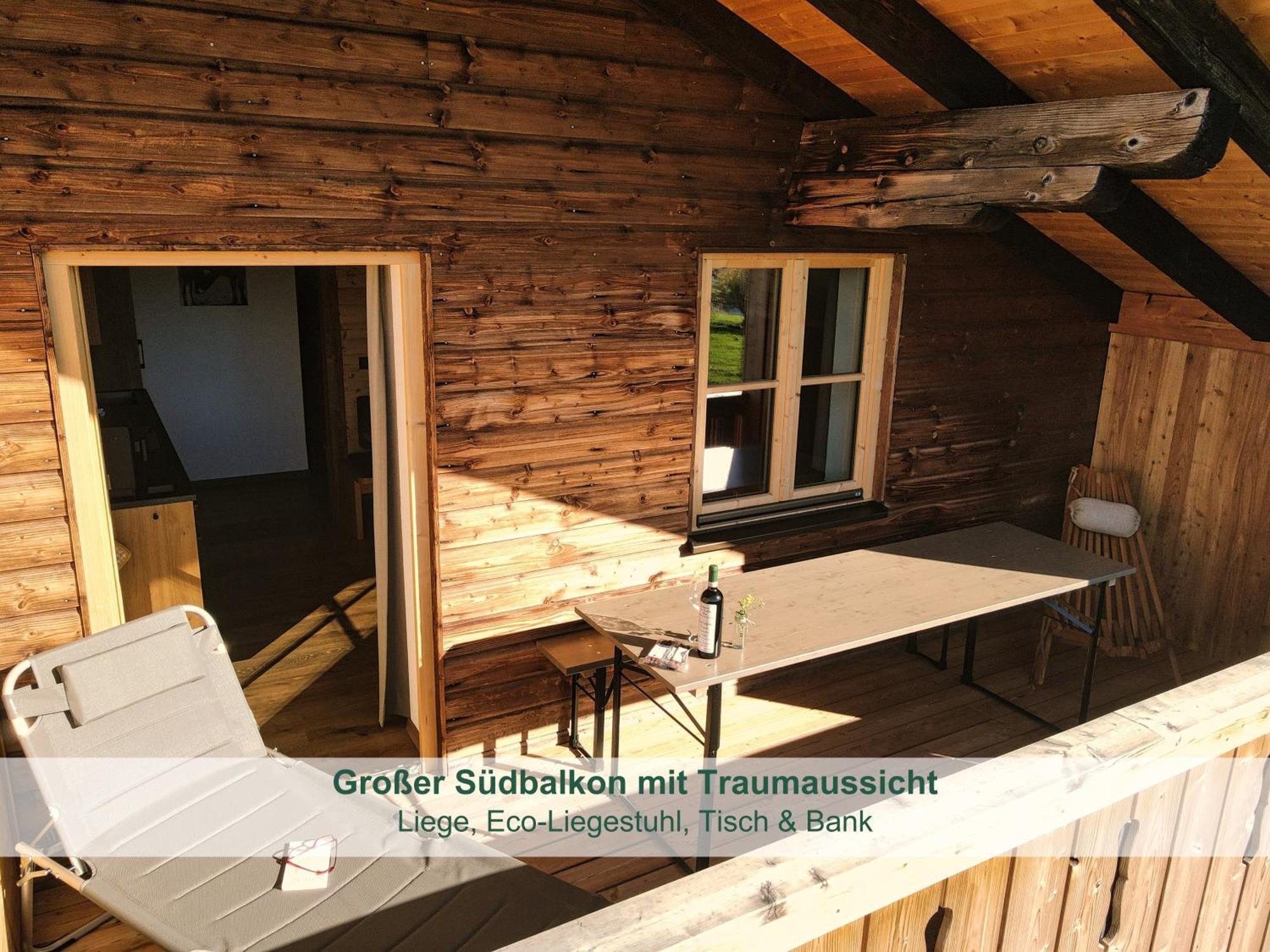 Chalet - Ferienwohnungen - Biohof Stoeger - Panoramasuedbalkon - Grandiose Aussicht Auf See, Berge Und Schloss Neuschwanstein Rieden Dış mekan fotoğraf